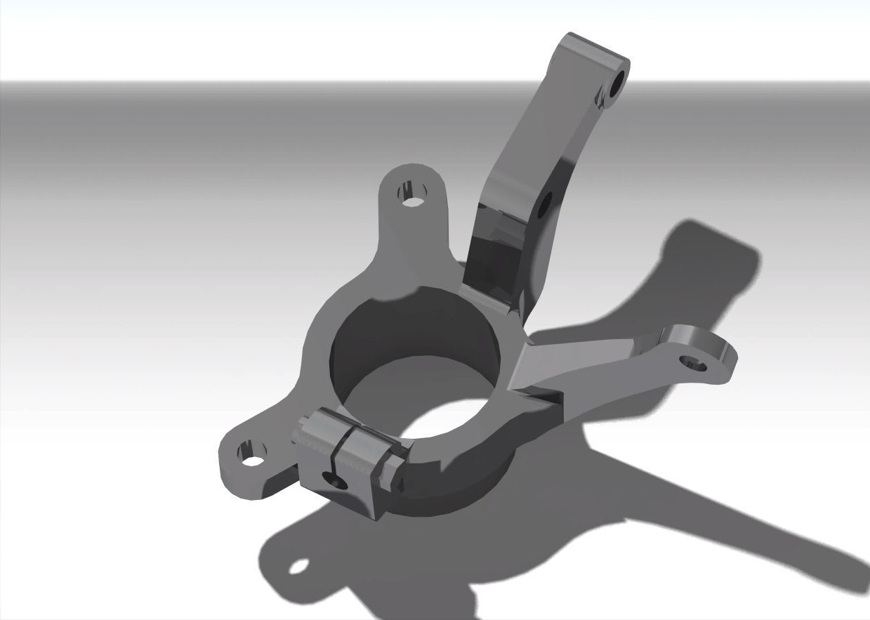 Suzuki alto front wheel knuckle free 3D Model