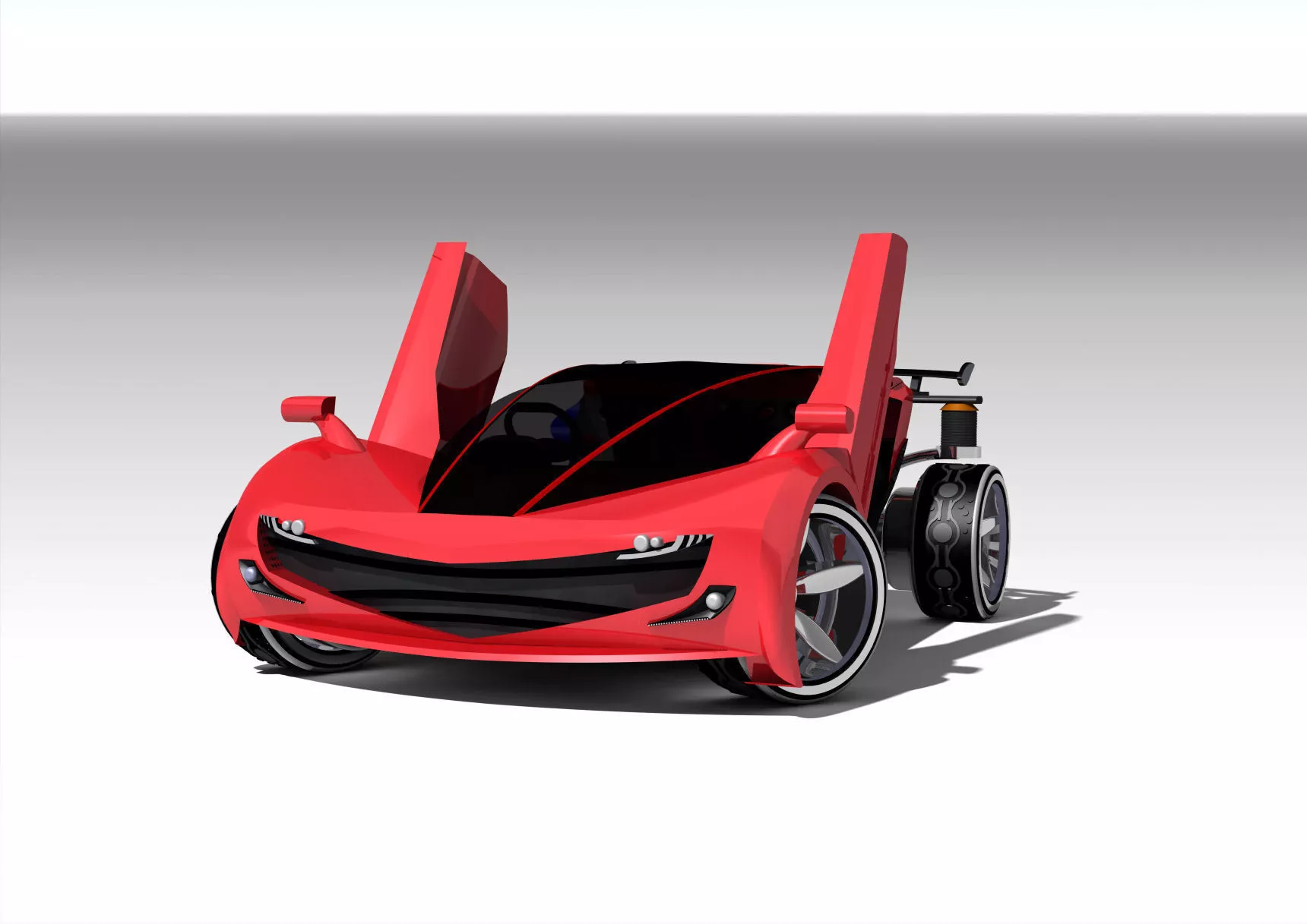 PivotConcept futuristic car Free 3D model
