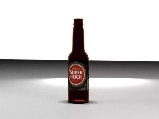 Beer Bottle 3D model_0