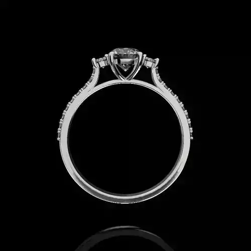 Engagement Ring 6 mm 