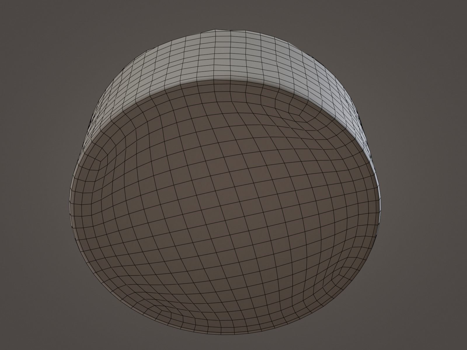 Chocolate Cake Low-poly 3D model_7