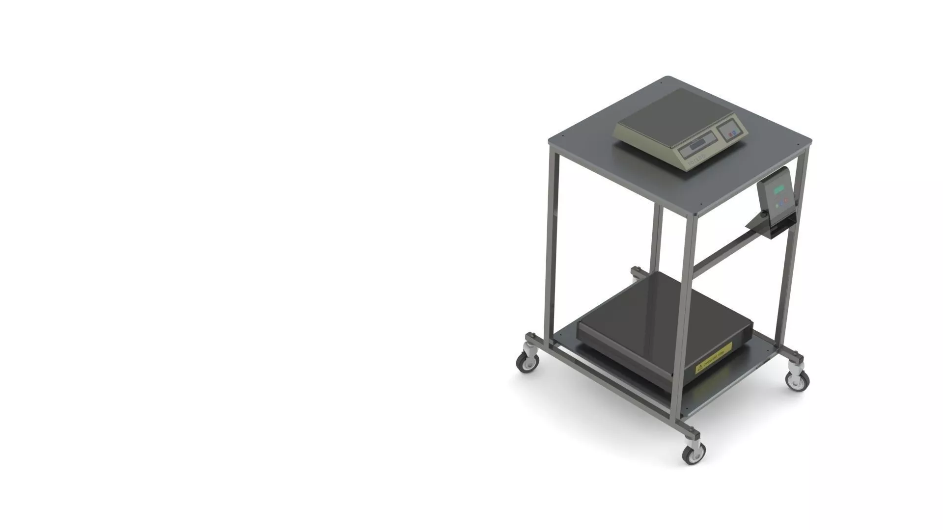 Cart for balances - carrinho para transpar balanas Free 3D model