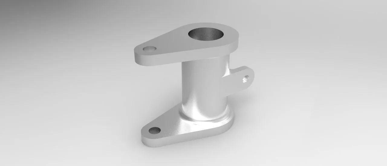 Pieza 3 aluminum bracket Free 3D model