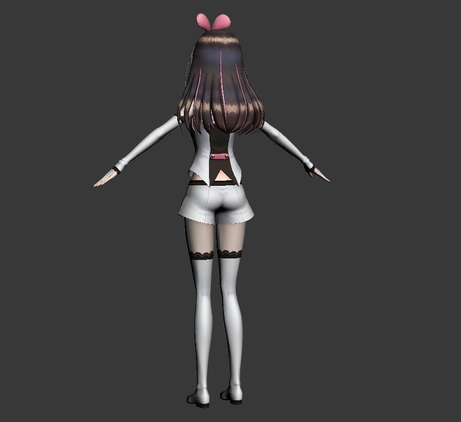 Lovely little lolie Free low-poly 3D model_3