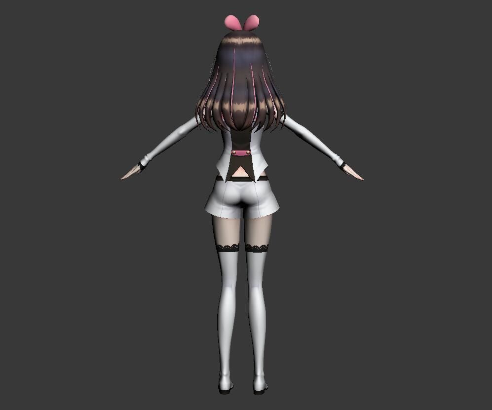 Lovely little lolie Free low-poly 3D model_2