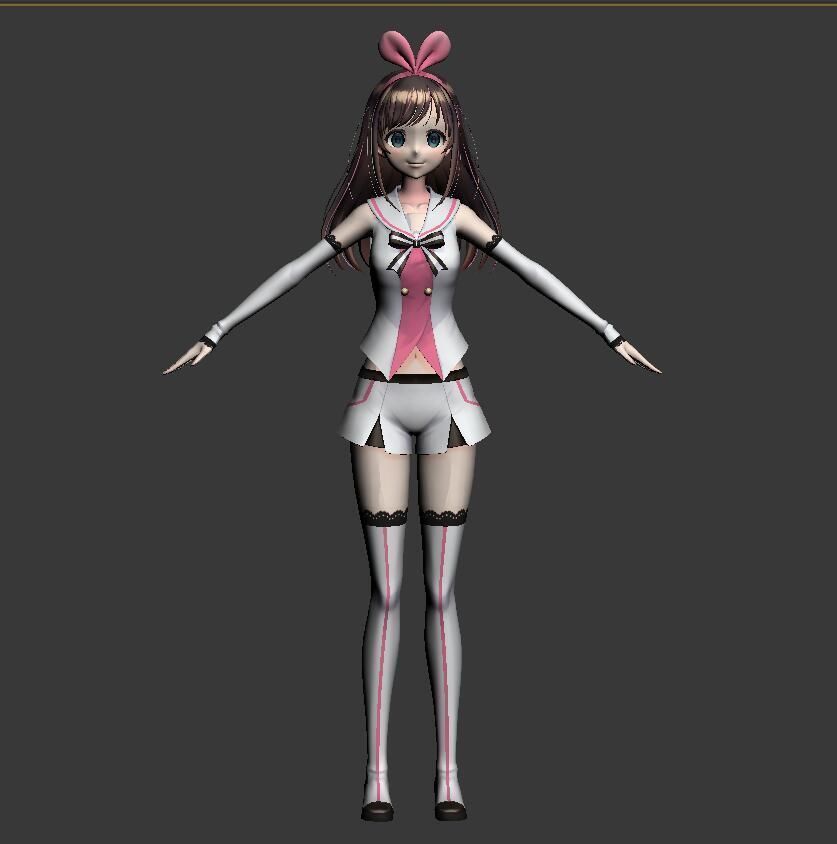 Lovely little lolie Free low-poly 3D model_6