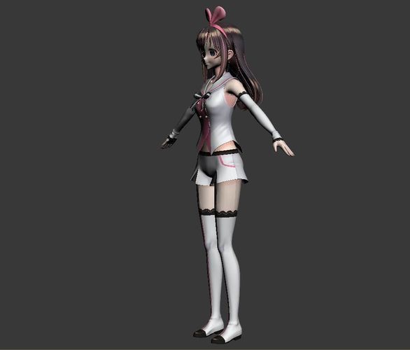 Lovely little lolie Free low-poly 3D model