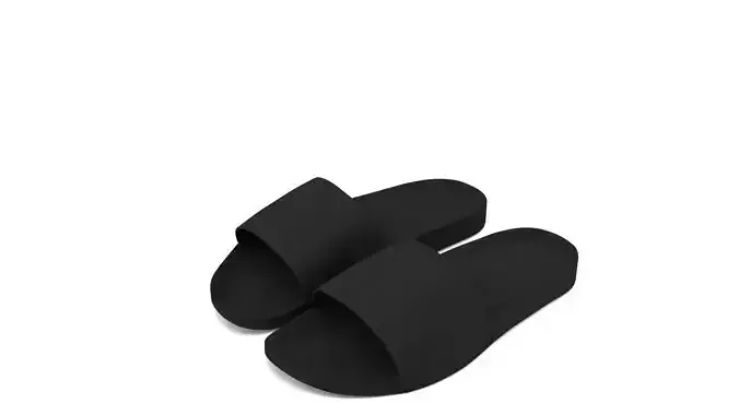 sandal plain Low-poly 3D model