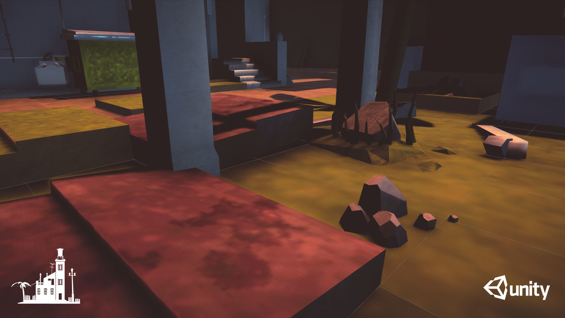  Cartoon Low Poly Modular City Pack Low-poly 3D model_27