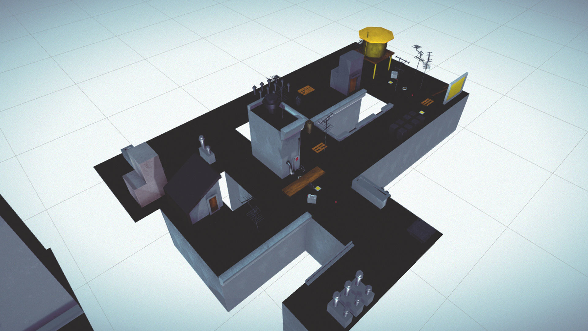  Cartoon Low Poly Modular City Pack Low-poly 3D model_13