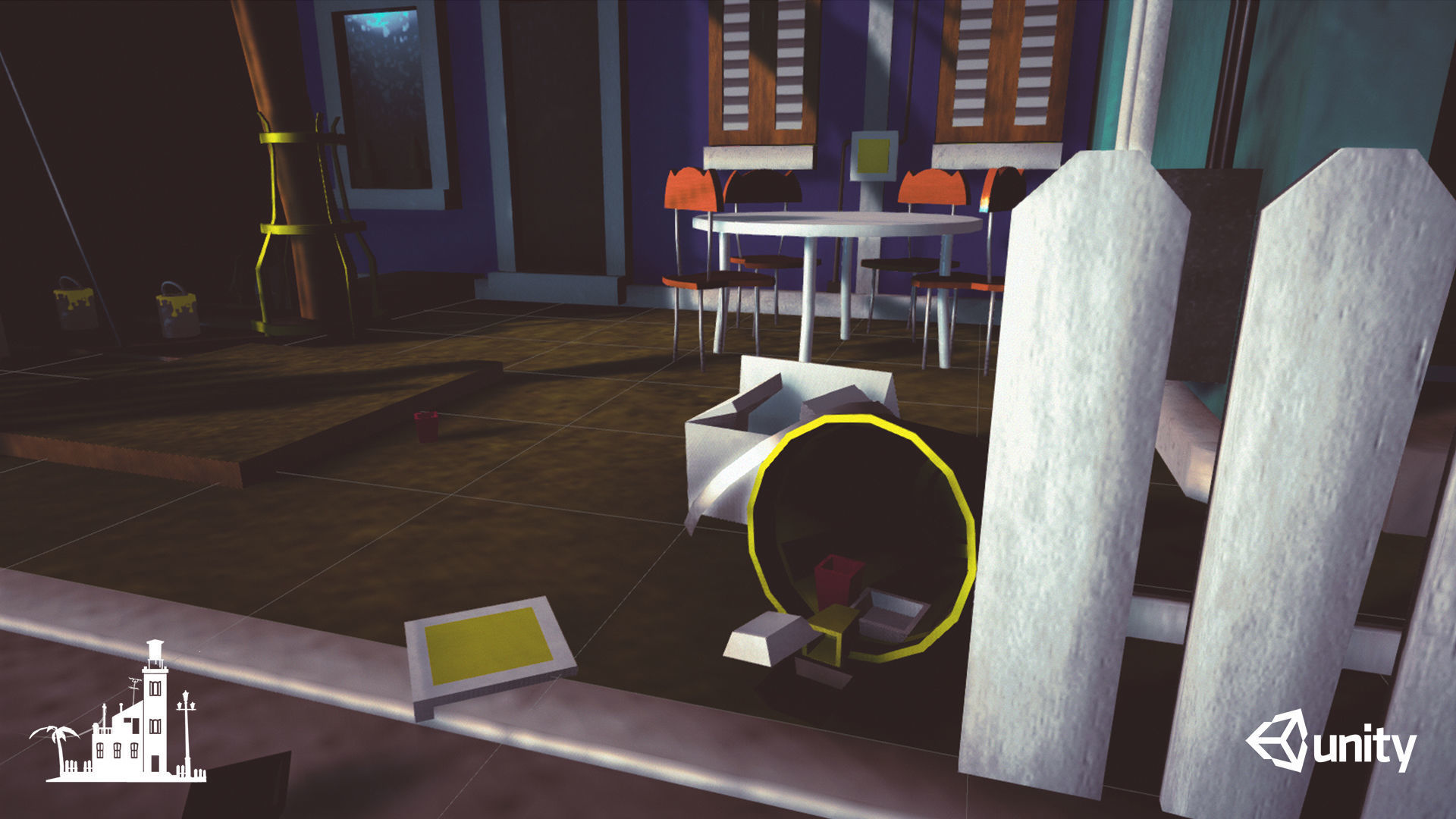  Cartoon Low Poly Modular City Pack Low-poly 3D model_24