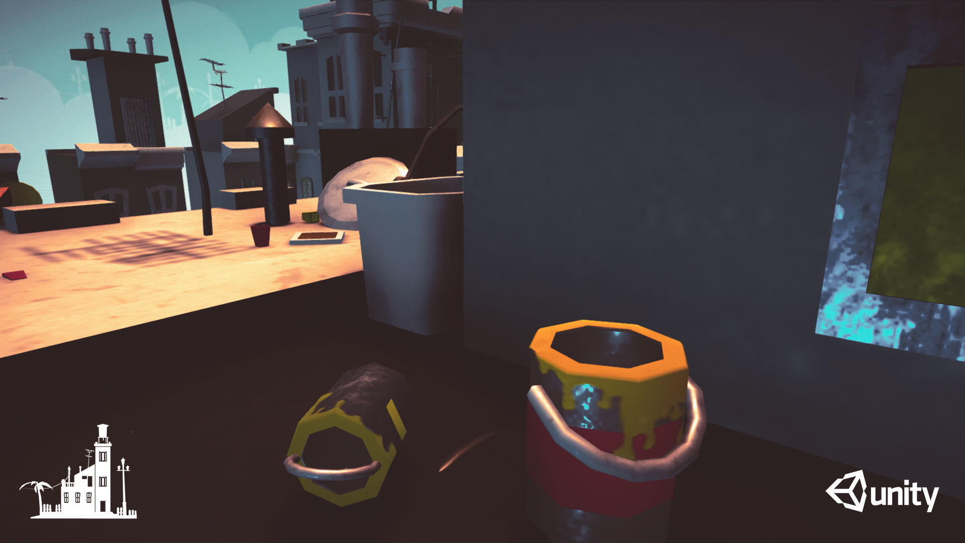  Cartoon Low Poly Modular City Pack Low-poly 3D model_26