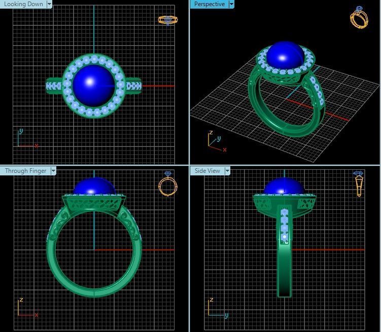 Ring T00993 3D print model_2