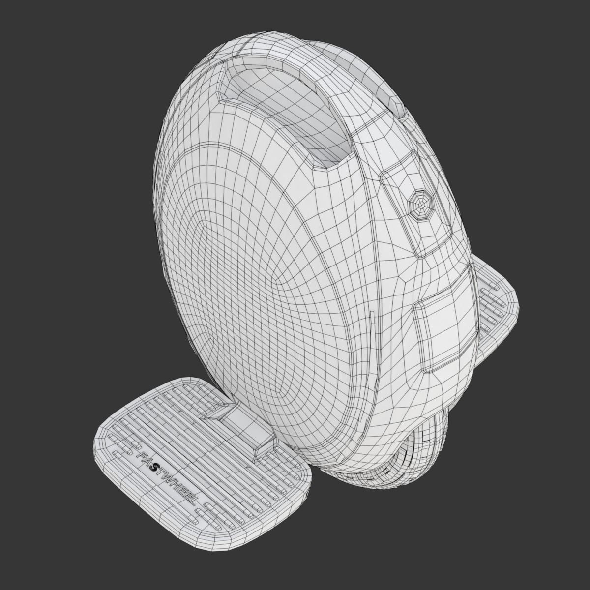 Unicycle Eva Pro 3D model_29