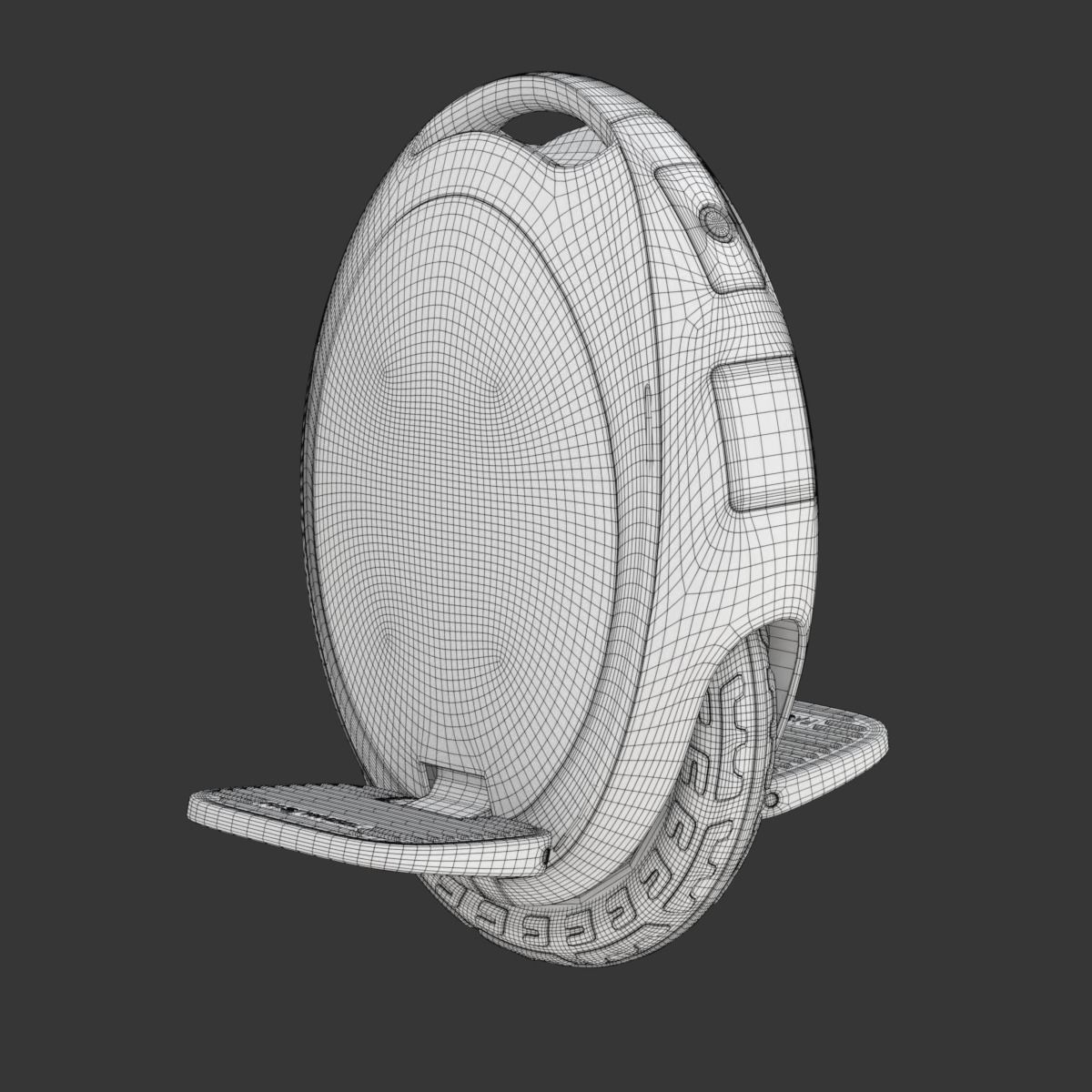 Unicycle Eva Pro 3D model_28