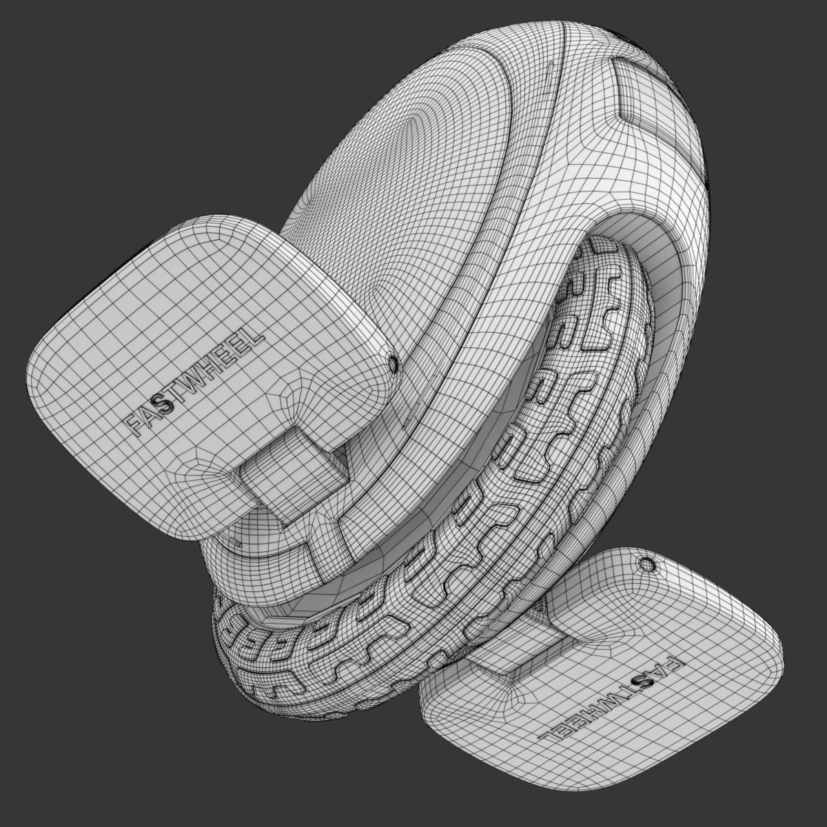 Unicycle Eva Pro 3D model_31