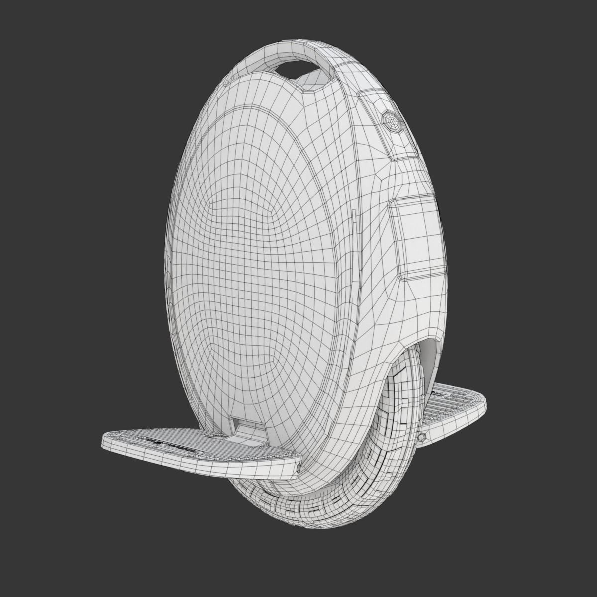 Unicycle Eva Pro 3D model_24