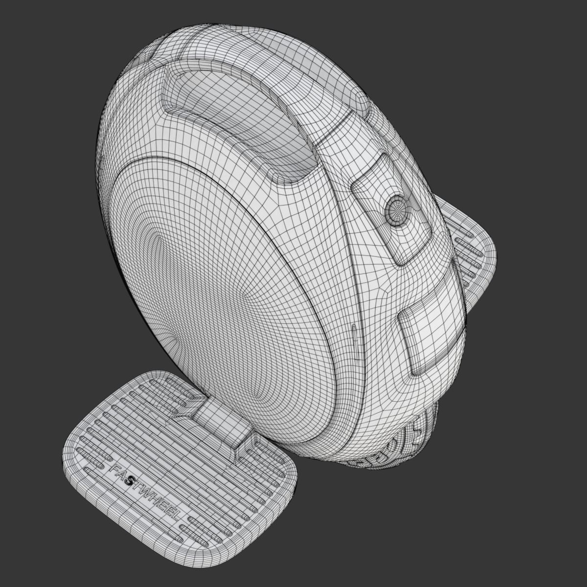 Unicycle Eva Pro 3D model_32