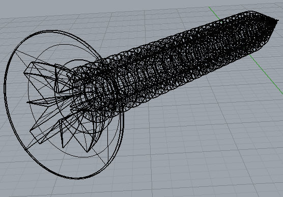 Screw 3D prozidriv 3D print model_3