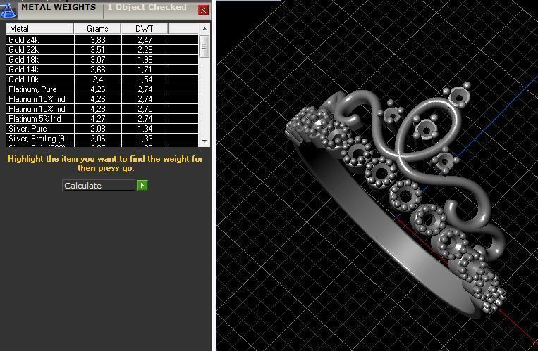 Ring crown 3D print model_3