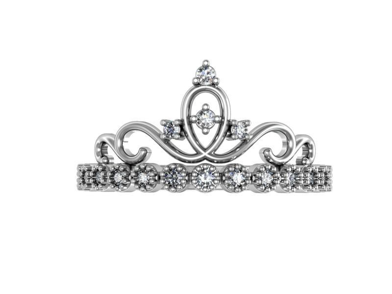 Ring crown 3D print model_2