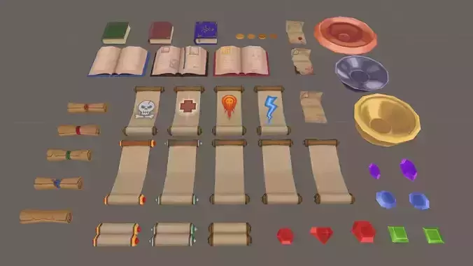 Handpainted Fantasy Item Pack