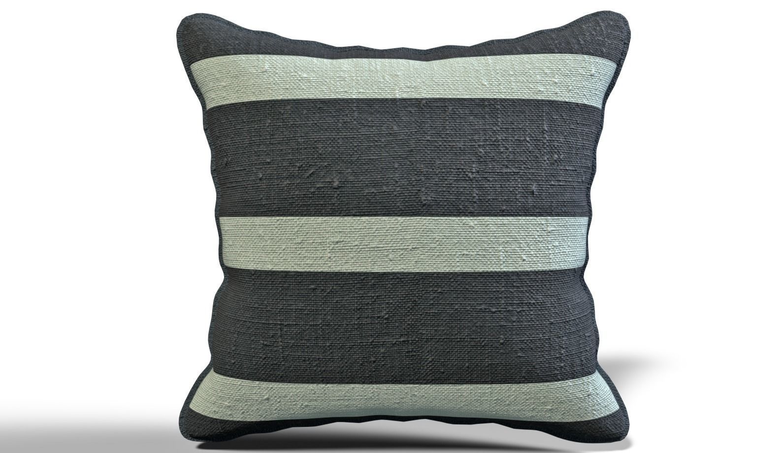 Throw Pillow 45cm X 45cm with Piping 3D model_32
