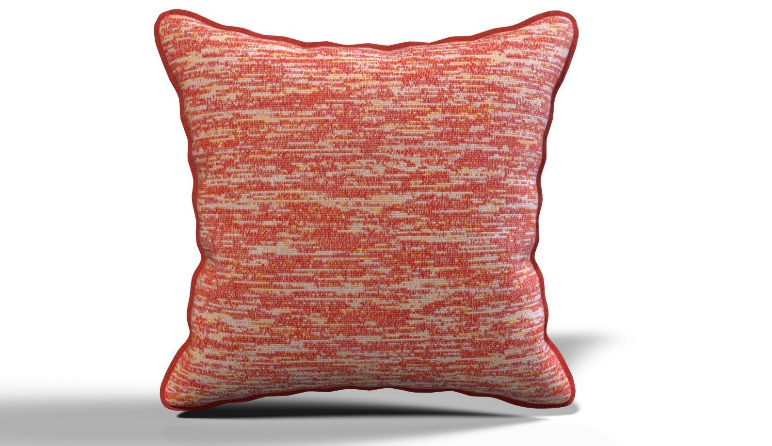 Throw Pillow 45cm X 45cm with Piping 3D model_25