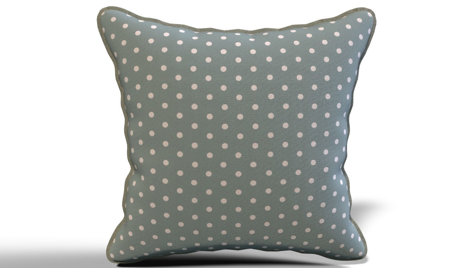 Throw Pillow 45cm X 45cm with Piping 3D model_23