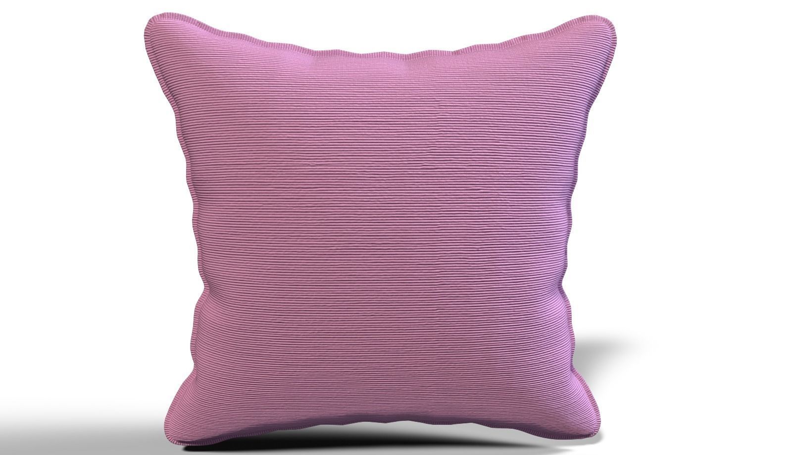 Throw Pillow 45cm X 45cm with Piping 3D model_40