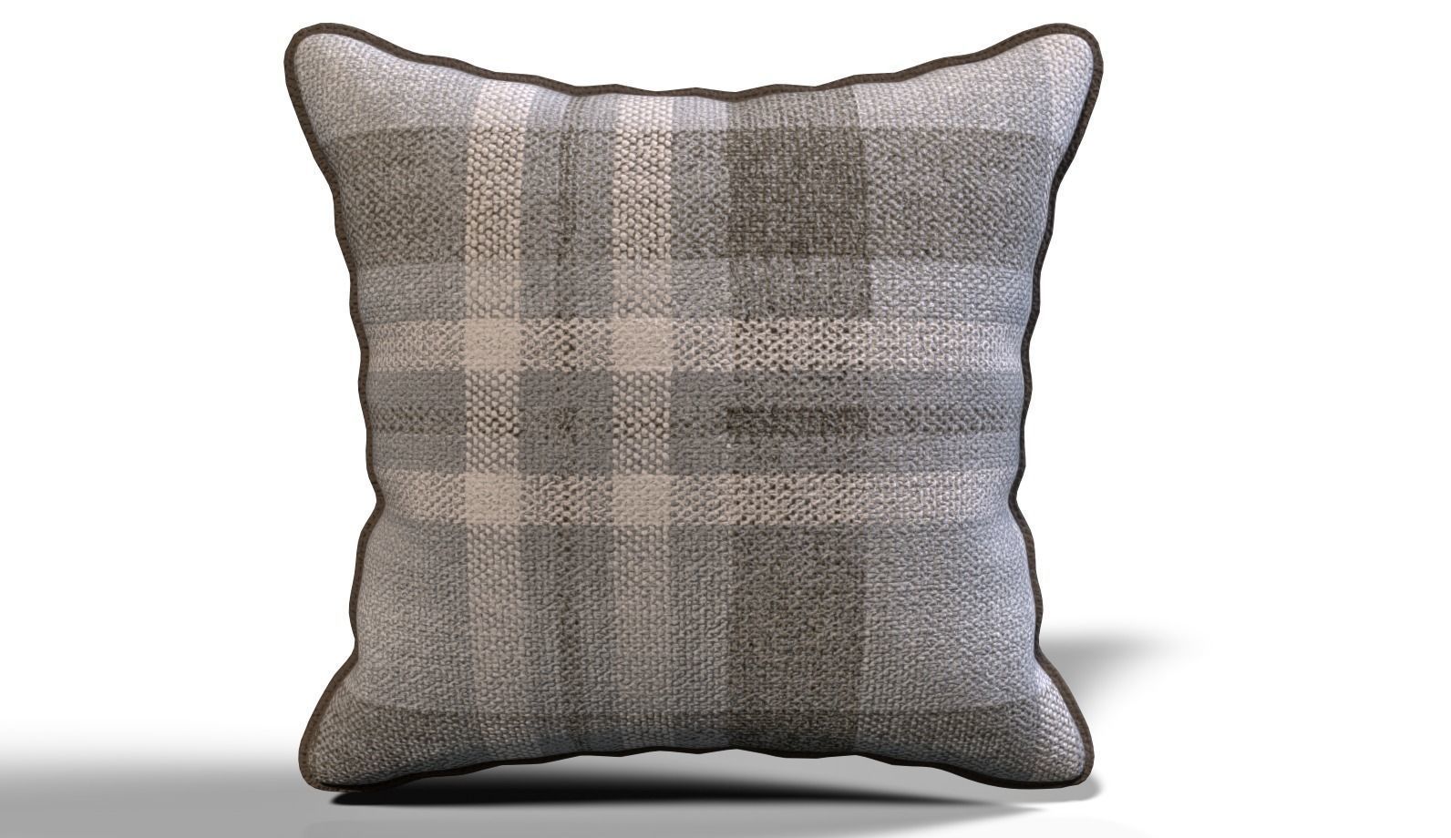 Throw Pillow 45cm X 45cm with Piping 3D model_26