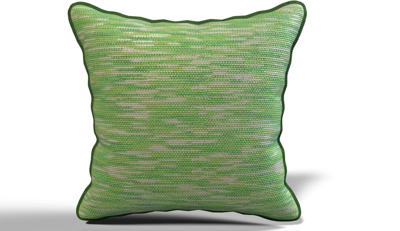 Throw Pillow 45cm X 45cm with Piping 3D model_10