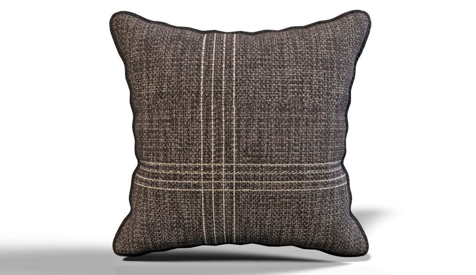 Throw Pillow 45cm X 45cm with Piping 3D model_27