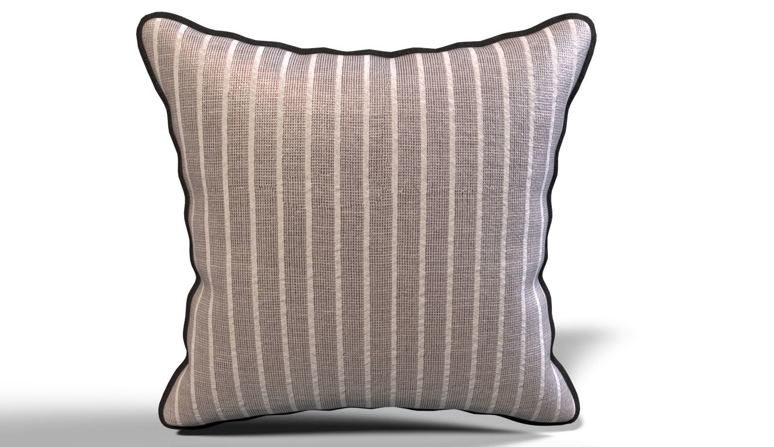 Throw Pillow 45cm X 45cm with Piping 3D model_50