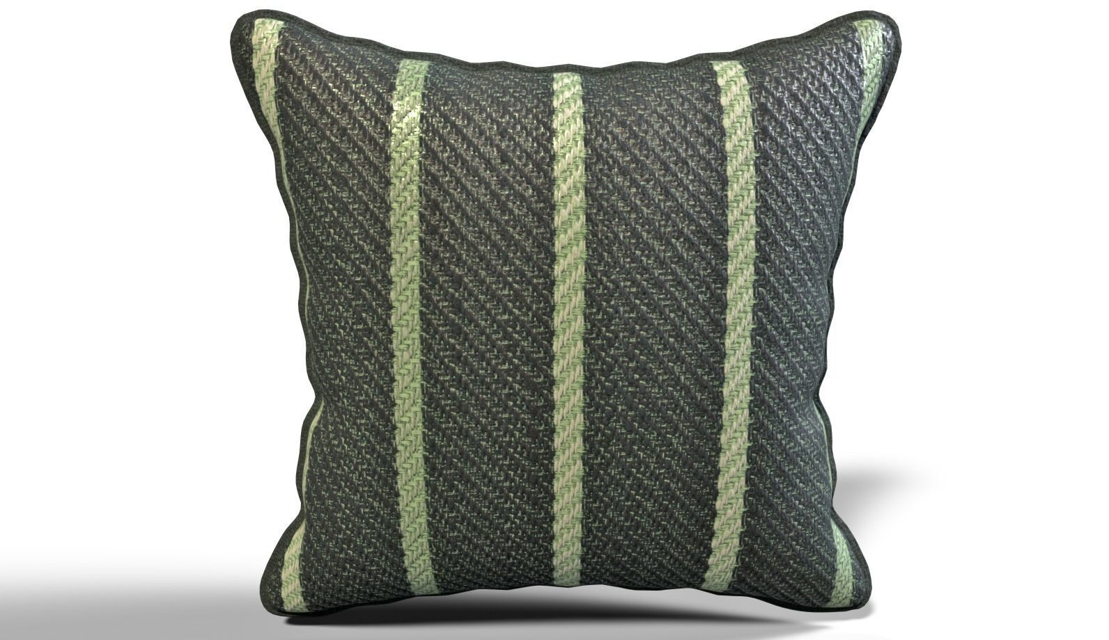 Throw Pillow 45cm X 45cm with Piping 3D model_51