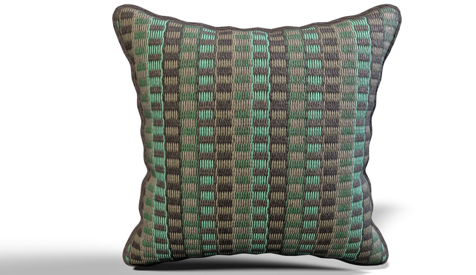 Throw Pillow 45cm X 45cm with Piping 3D model_53