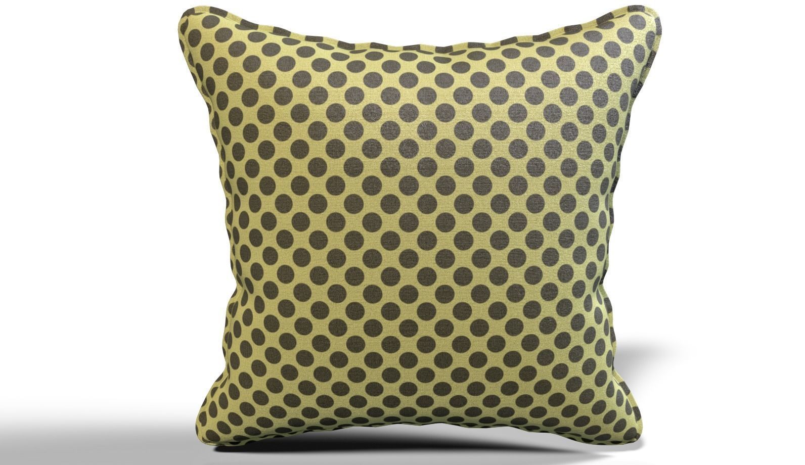 Throw Pillow 45cm X 45cm with Piping 3D model_42