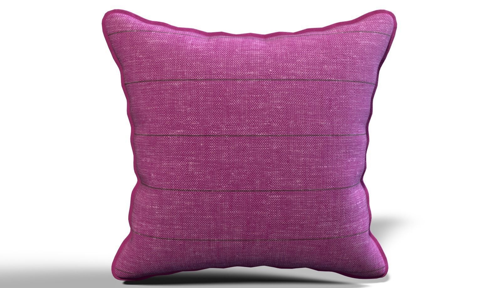 Throw Pillow 45cm X 45cm with Piping 3D model_22