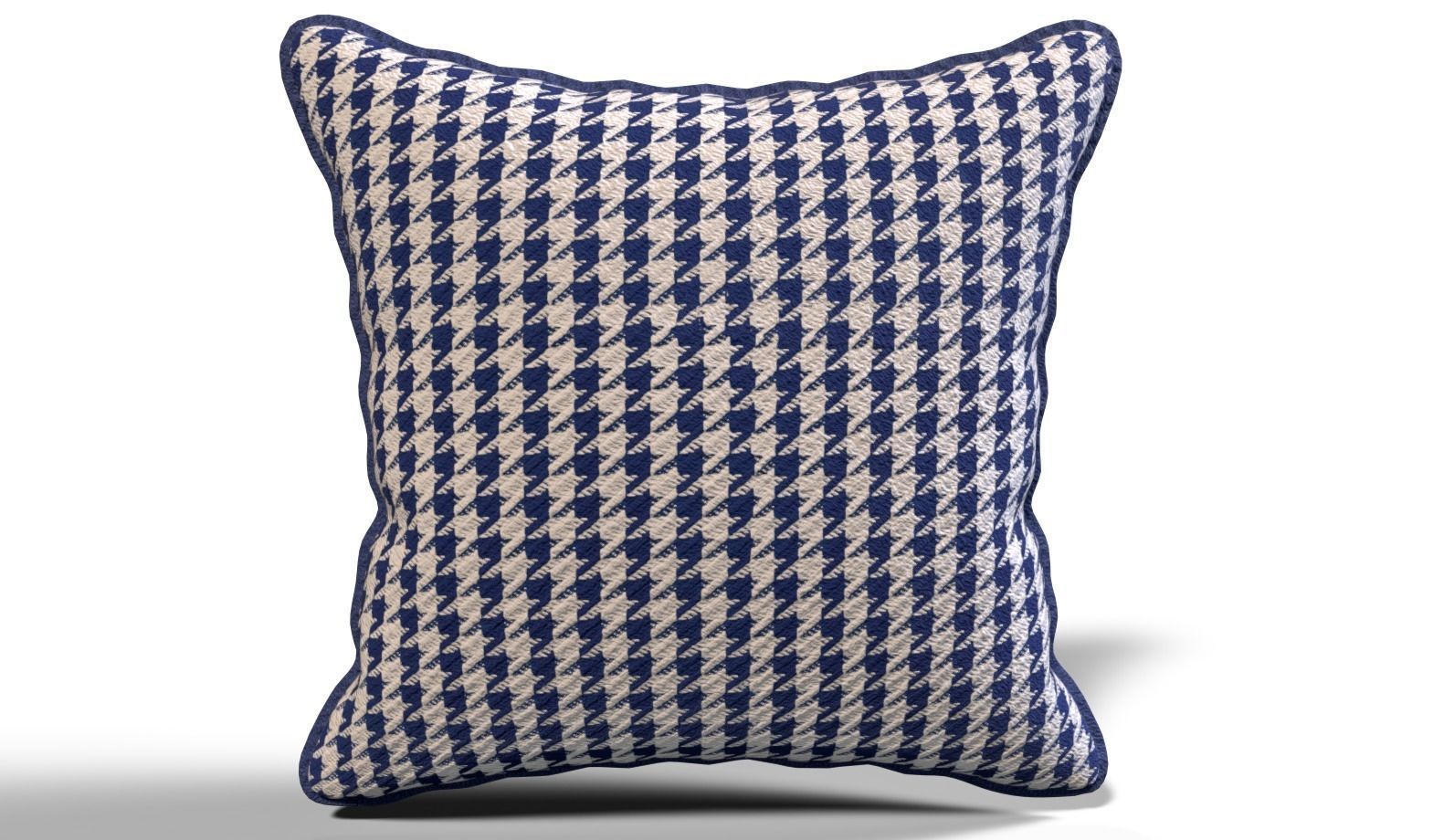 Throw Pillow 45cm X 45cm with Piping 3D model_56