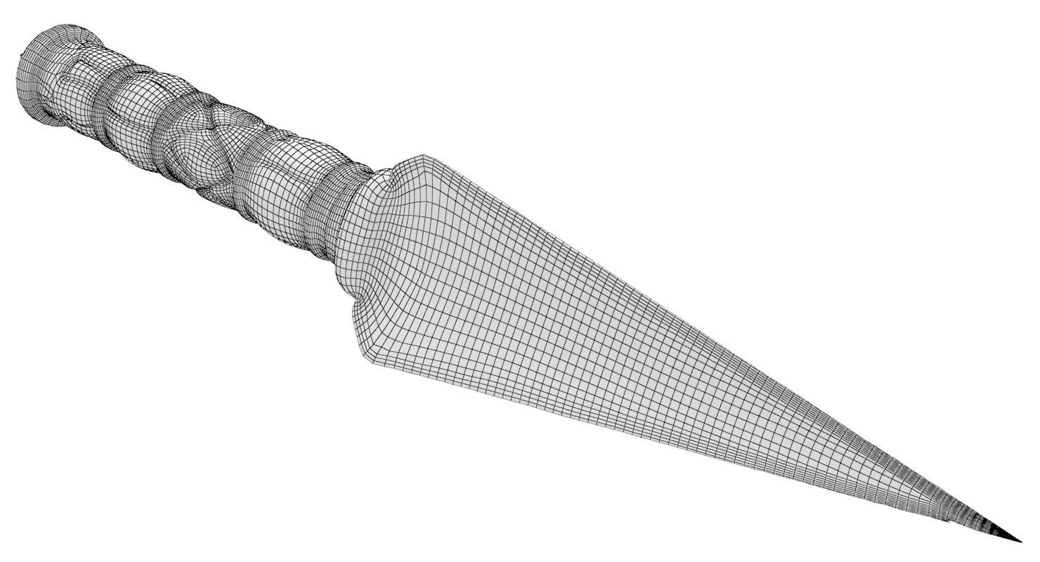 Ritual Dagger 3D model_8