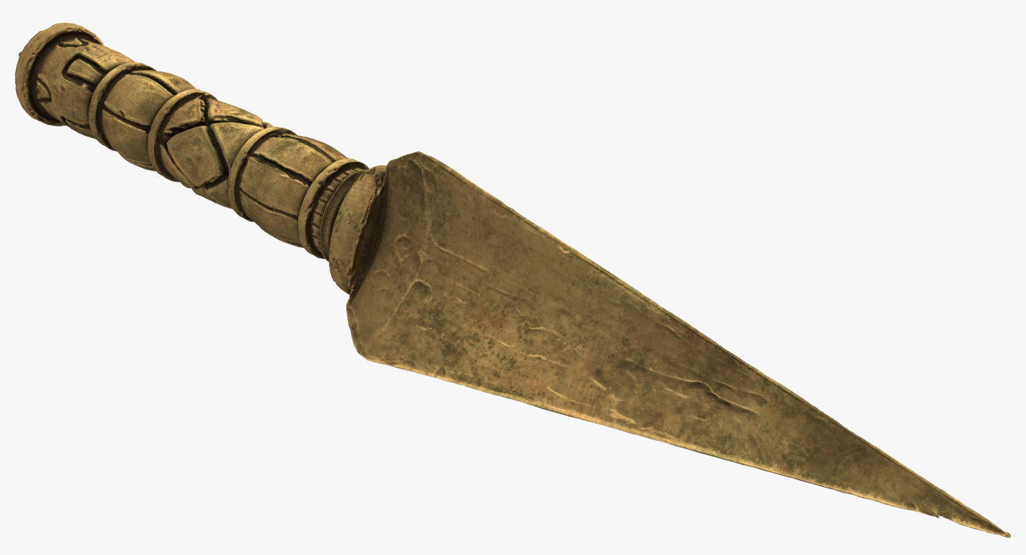 Ritual Dagger 3D model_1