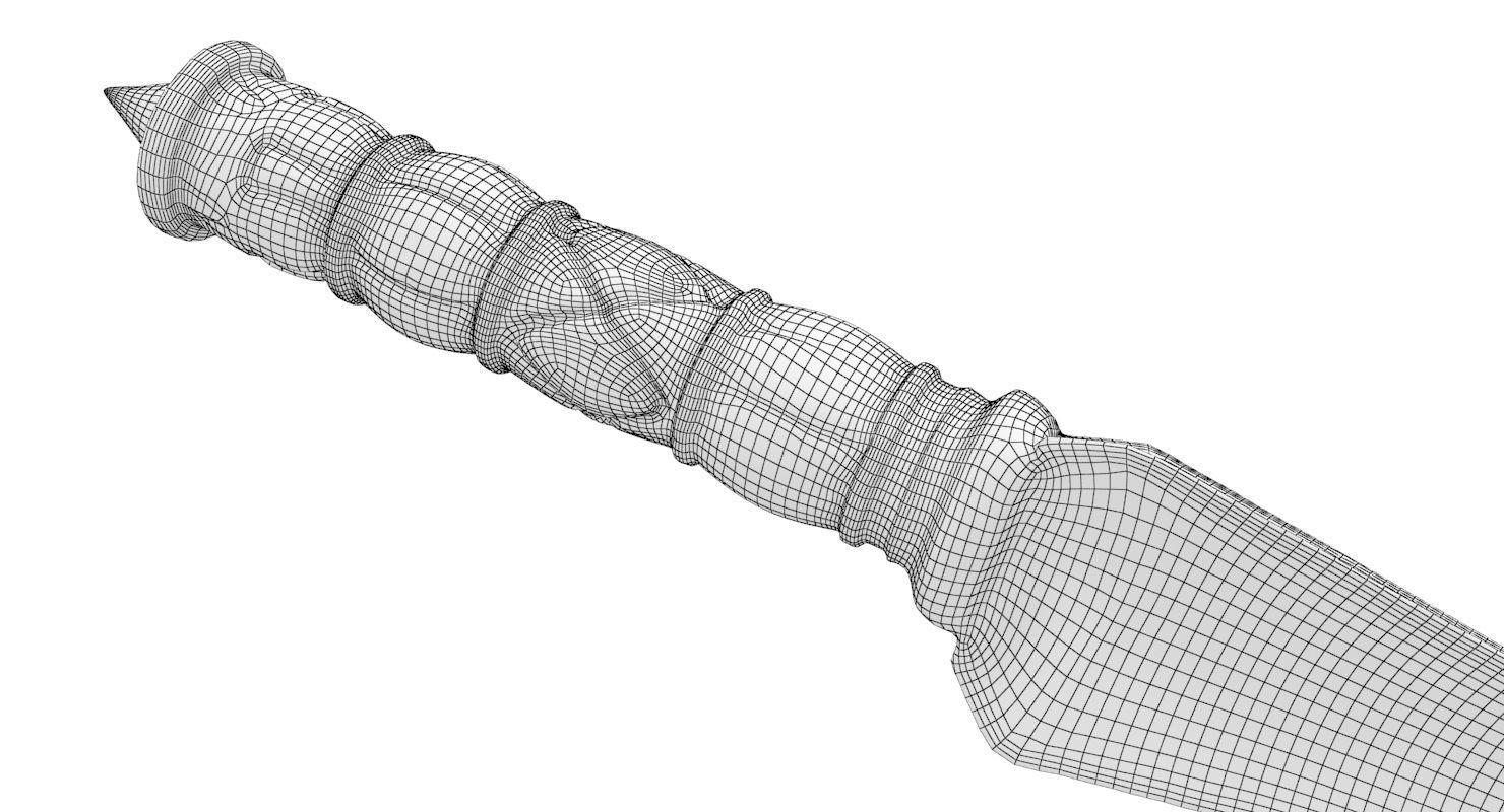 Ritual Dagger 3D model_9