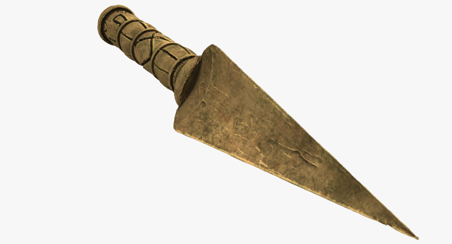 Ritual Dagger 3D model_3