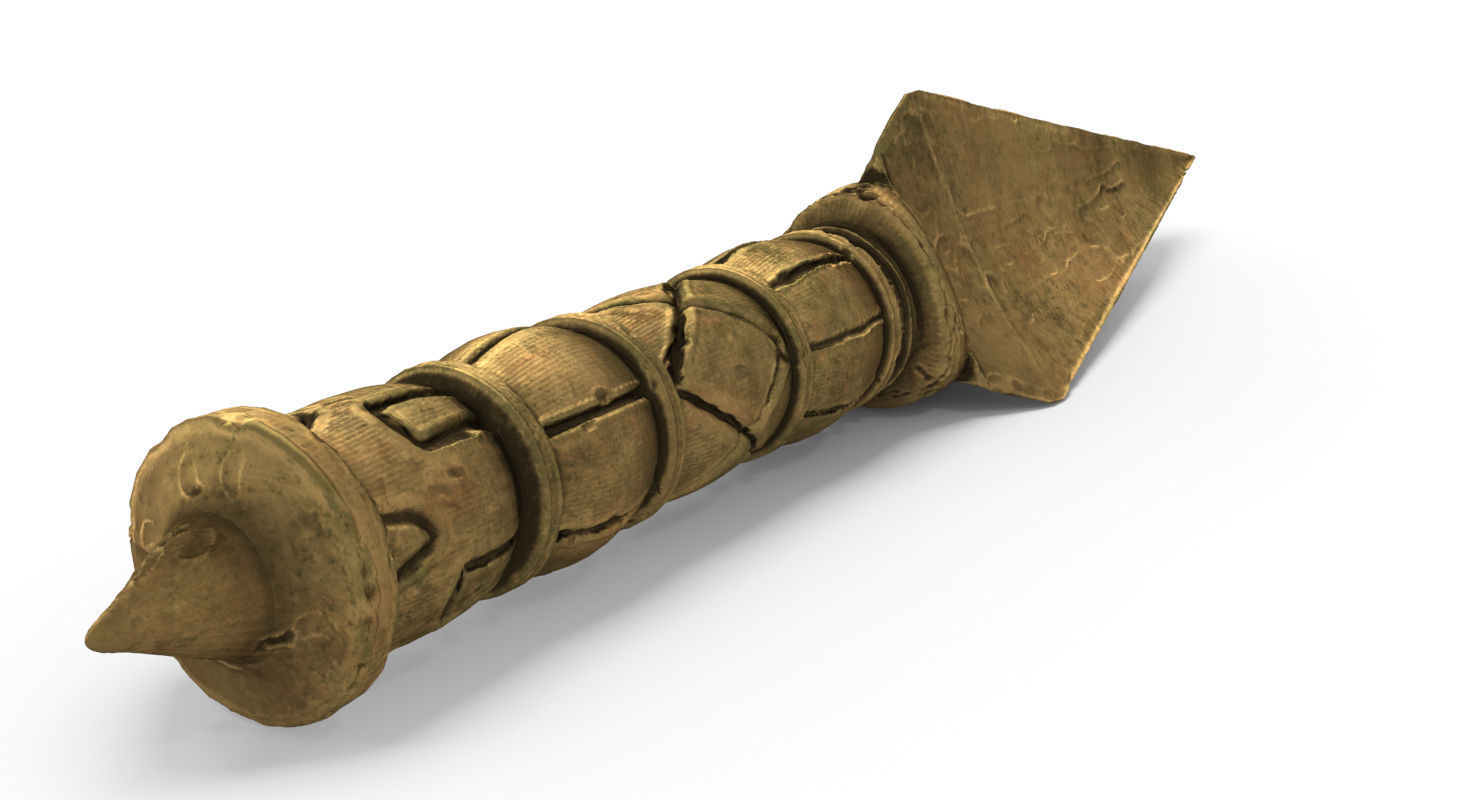 Ritual Dagger 3D model_7