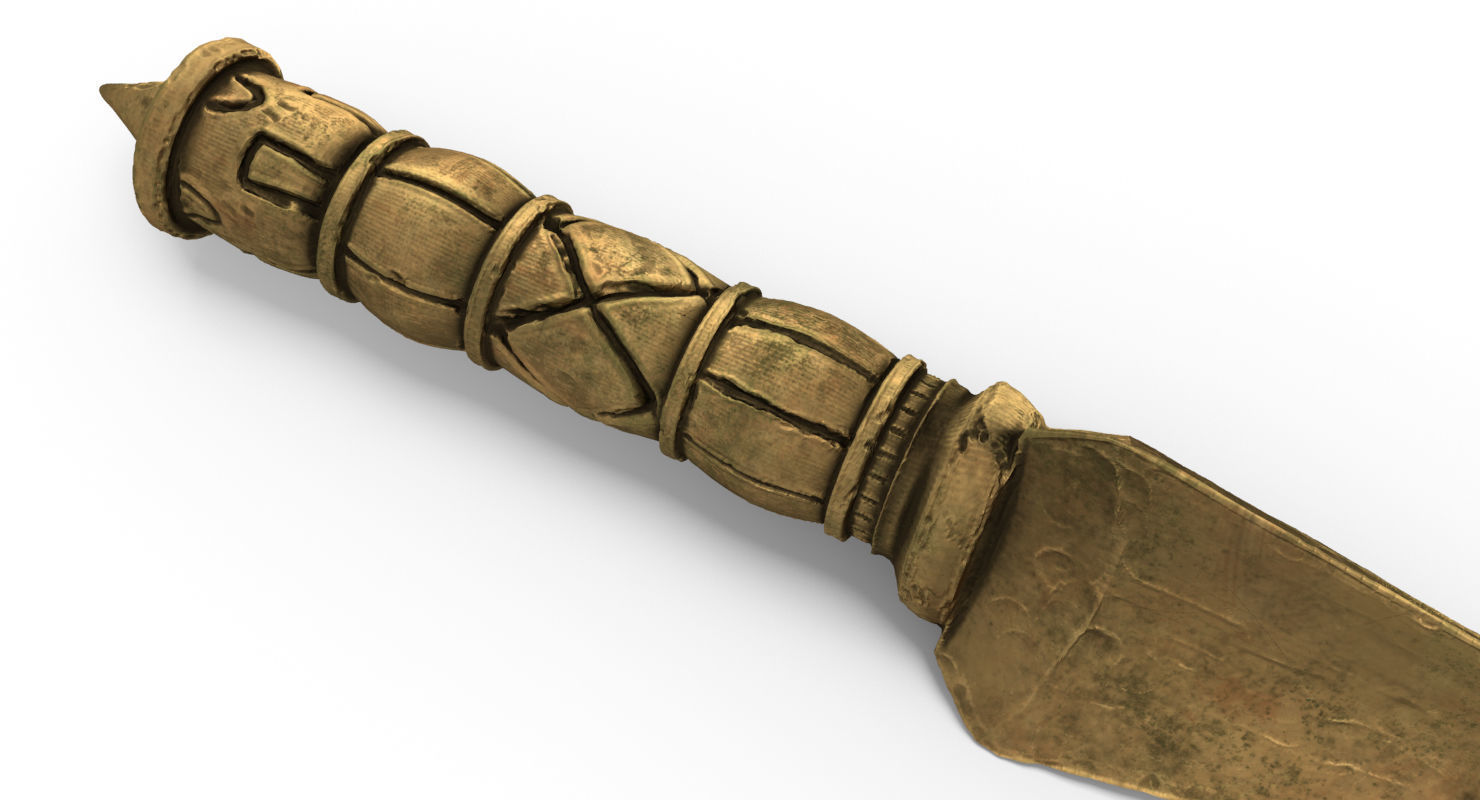 Ritual Dagger 3D model_6