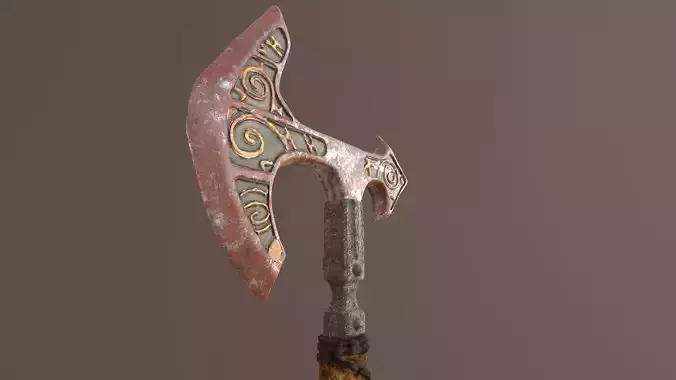 Battle Axe Tris Textured
