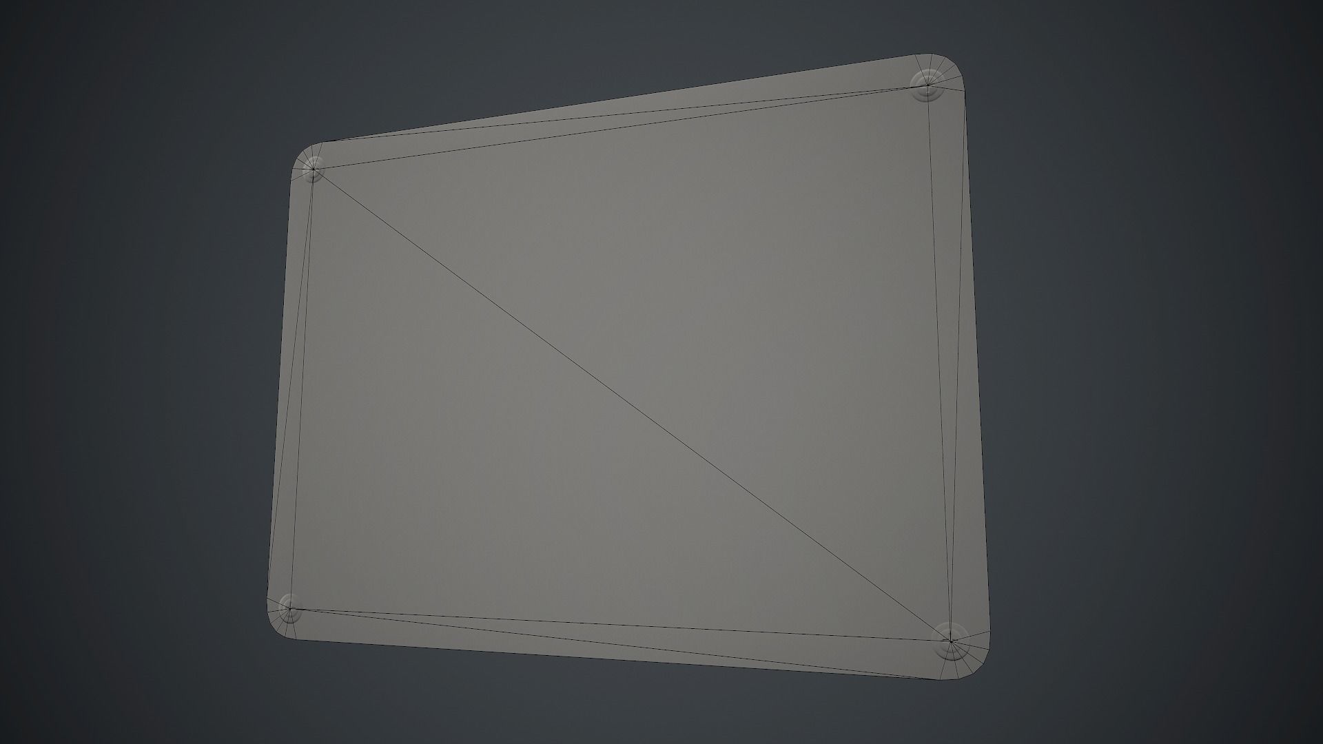 Plastic Exit Sign 4 PBR Game Ready Low-poly 3D model_11