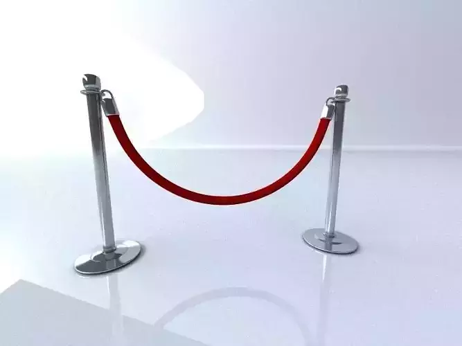 Stanchion with Velvet Rope
