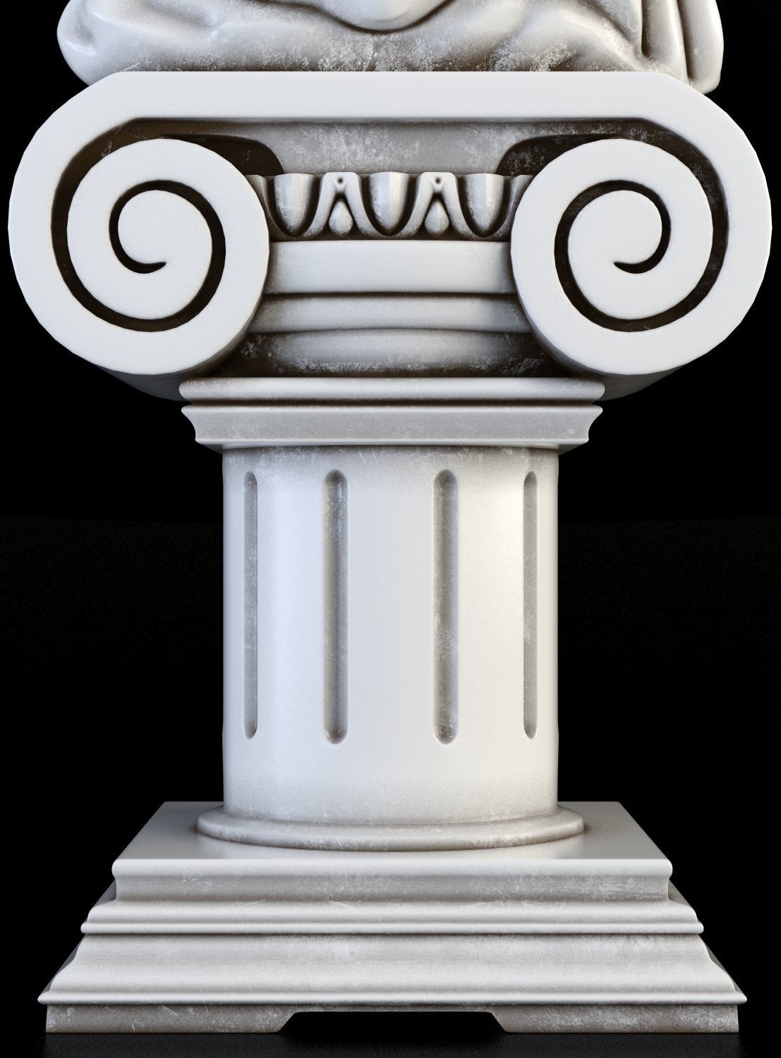 Statue of leady 3D print model_10