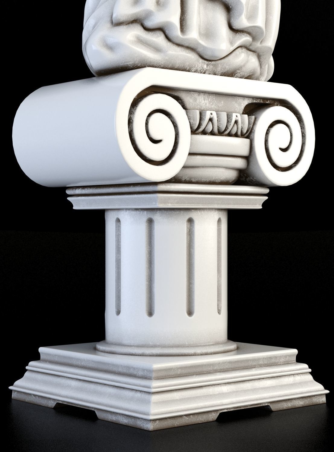 Statue of leady 3D print model_9